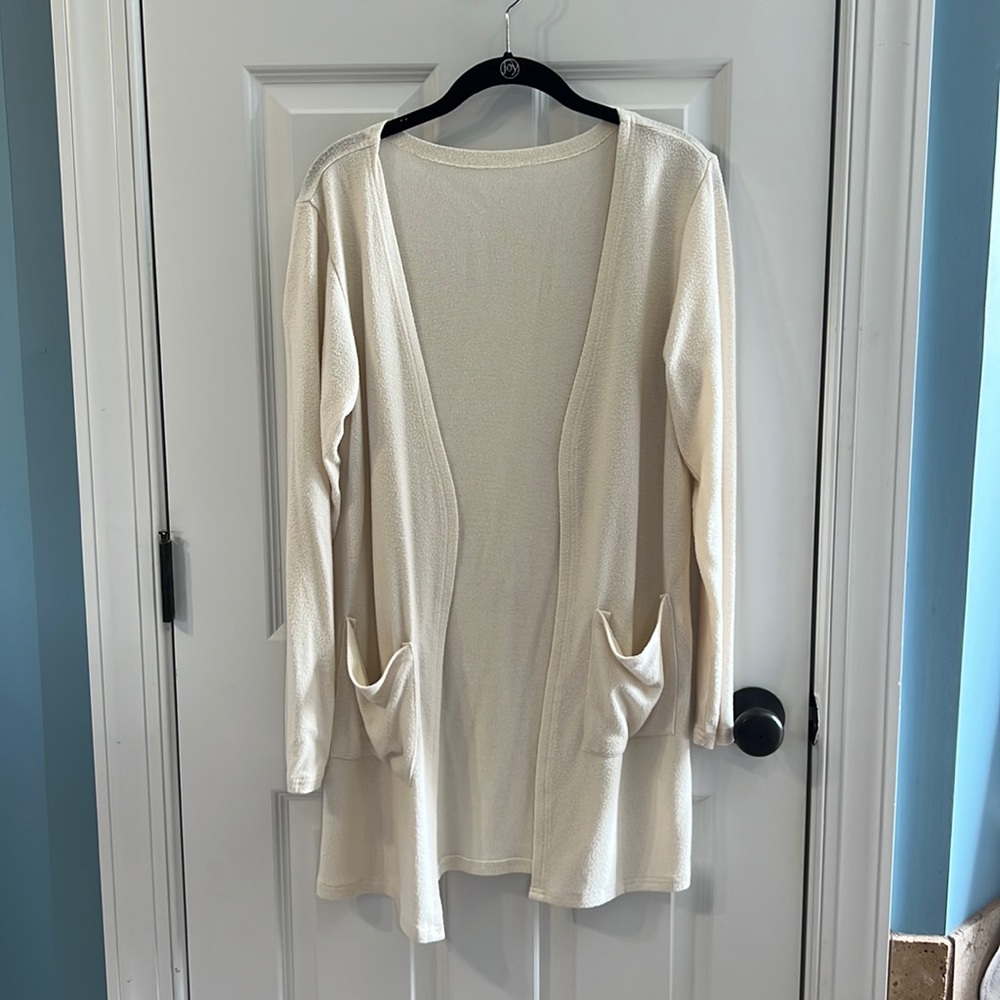 Cream Lounge Boyfriend Cardigan